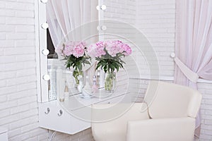 Hairdressing and beauty salon interior