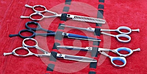 Hairdressing scissors