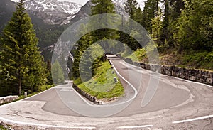 Hairpin bend