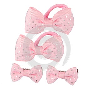 Hairpin bow for hair Two children\'s hairpins.