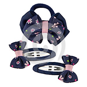 Hairpin bow for hair Two children\'s hairpins.