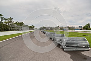 The hairpin at Circuit Gilles Villeneuve in Montreal Quebec Canada