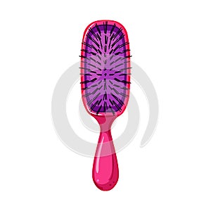 hairstyle hair brush cartoon vector illustration