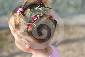 Hairstyle little girl