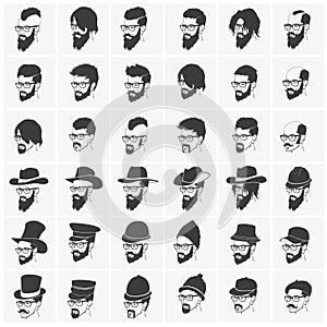 Hairstyles with a beard and mustache wearing