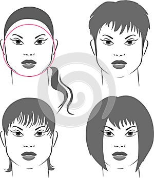 Hairstyles for round face