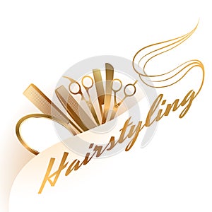 Hairstyling logo