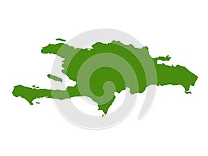 Haiti and Dominican Republic map