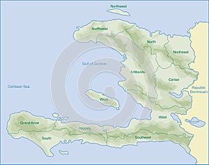 Haiti map