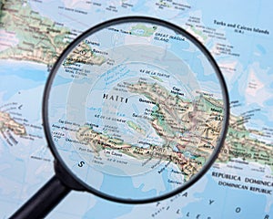 Haiti under magnifier