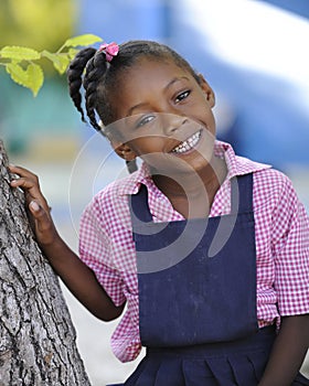 Haitian School Girl