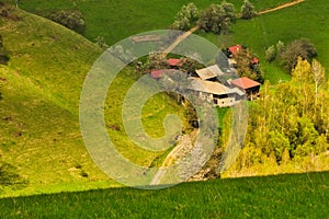 Haj rural settlement by Kokava - Linia in Veporske vrchy mountains