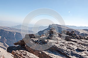 Hajar mountain range Oman