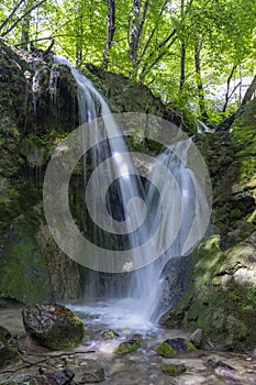 Hajsky waterfall, National Park Slovak Paradise, Slovakia