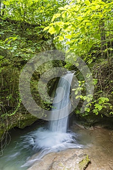 Hajsky waterfall, National Park Slovak Paradise, Slovakia