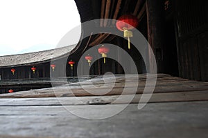 Hakkas soil building interior