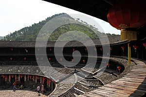 Hakkas soil building interior