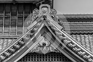 Goryokaku Castle. Located inside a five-pointed star shaped fortress. built in 1855 to protect photo