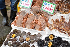 Hakodate morning market, Hokkaido, Japan