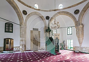 Hala Sultan Tekke mosque interior. Larnaca, Cyprus