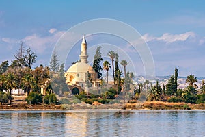 Hala Sultan Tekke Mosque in Larnaca Cyprus photo