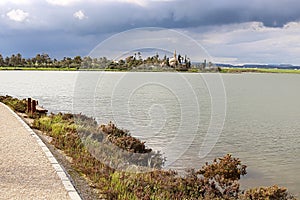 Hala Sultan Tekke or the Mosque of Umm Haram, Larnaca, Cyprus