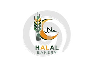 Halal Bakery logo features a stylized