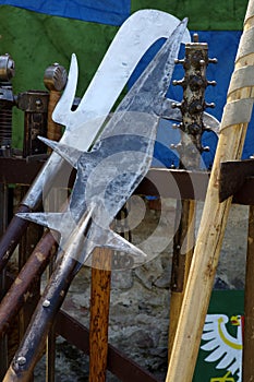 Halberd medieval weapons
