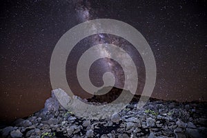 Haleakala Milky Way and stars