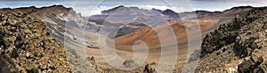 Haleakala National Park Volcano Crater Summit Panoramic View at an elevation of more than 10,000 feet