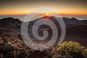 Haleakala summit sunrise