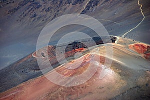 Haleakala volcano crater