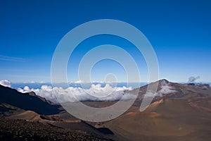 Haleakala Volcano Crater Scenic View