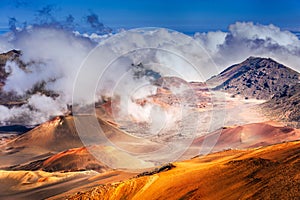 Haleakala Volcano on Maui island in Hawaii