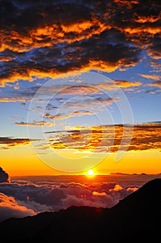 Haleakala Volcano sunset