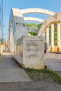 Haleiwa Town Anahulu Stream Bridge