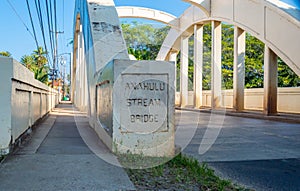 Haleiwa Town Anahulu Stream Bridge photo