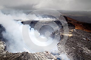 Halemaumau crater on Kilauea