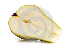 Half of an abate fetel pear.