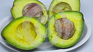 Half of Alpukat or Avocado (Persea americana