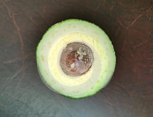 Half avocado.