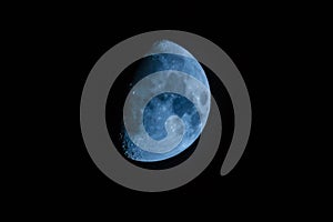 Half blue moon