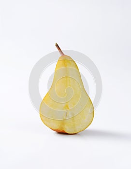 Half of Bosc pear