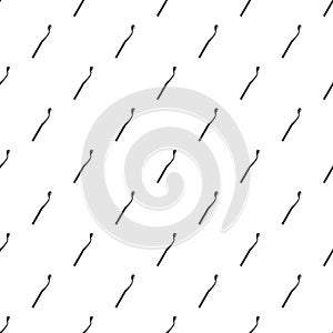 Half burn match pattern seamless vector