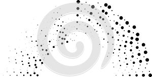 half circle irregular long rays inside and outside