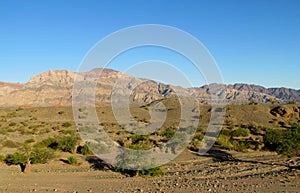 Half-desert mountain landscape photo