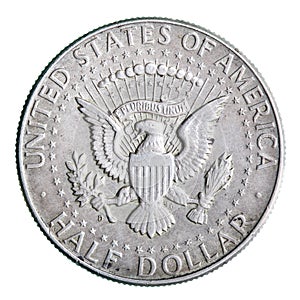 Half dollar coin