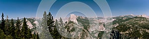 Half Dome panoramic view from Glacier Point