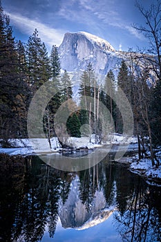 Half Dome reflection