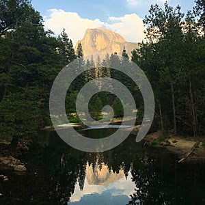 Half Dome Reflection